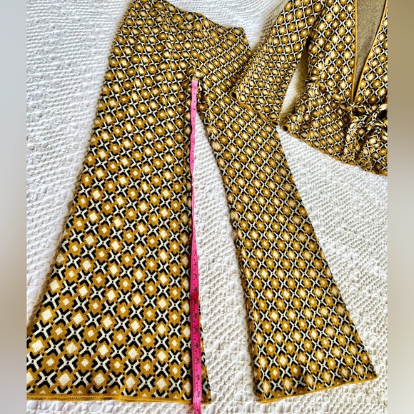 Anthropologie - Maeve brand - beautiful 2 piece pantsuit - retro vibes - Sz S-M - Picture 13 of 15